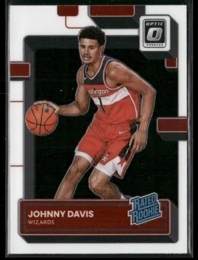 2022-23 Donruss Optic Johnny Davis Rated Rookie #206 Washington Wizards