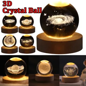 3D Galaxy LED Night Light