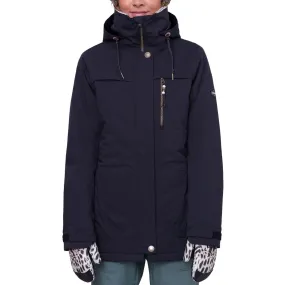 686 Womens Spirit Insulated Snowboard Jacket - Black Geo Jacquard