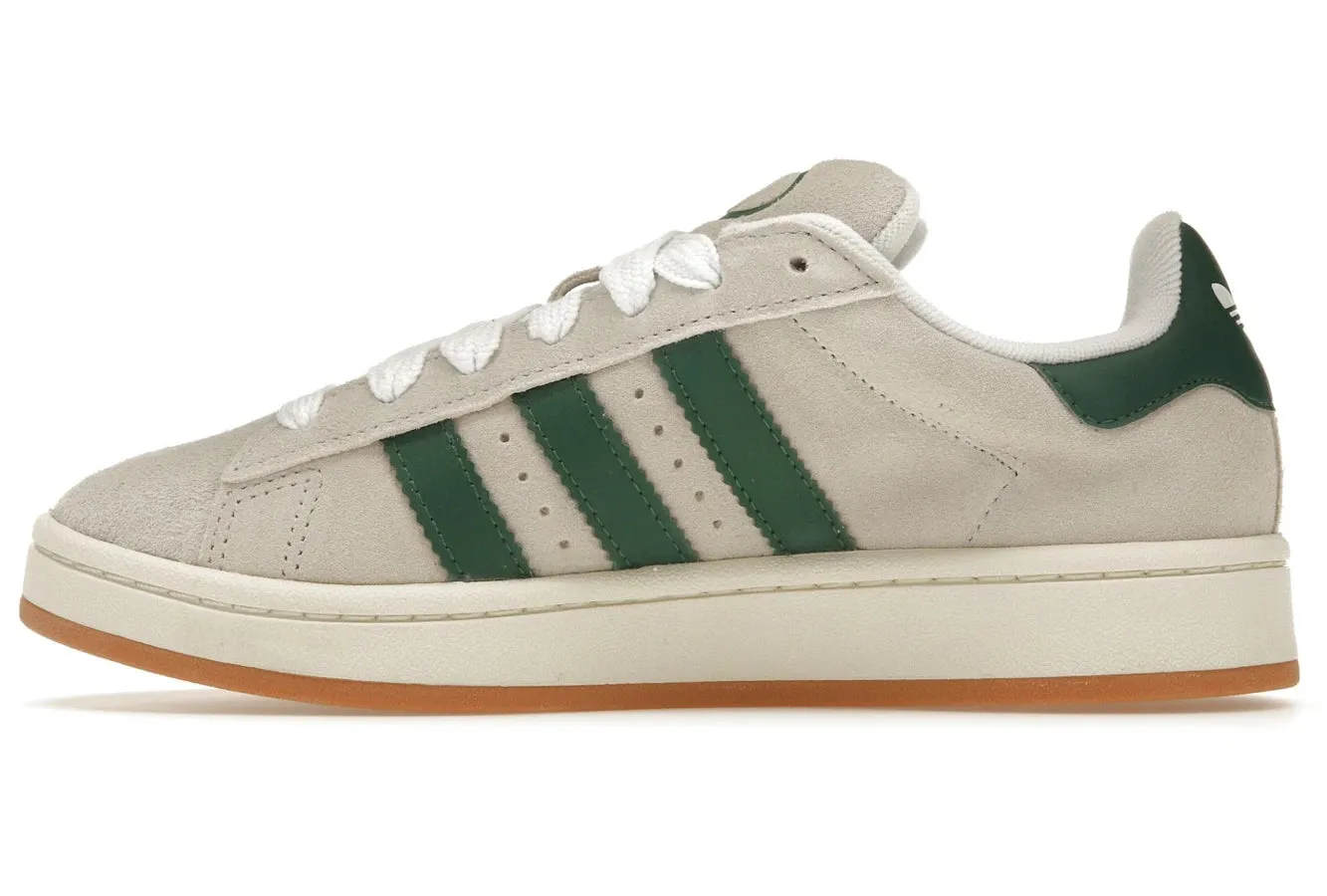 Adidas Campus 00s Crystal White Dark Green