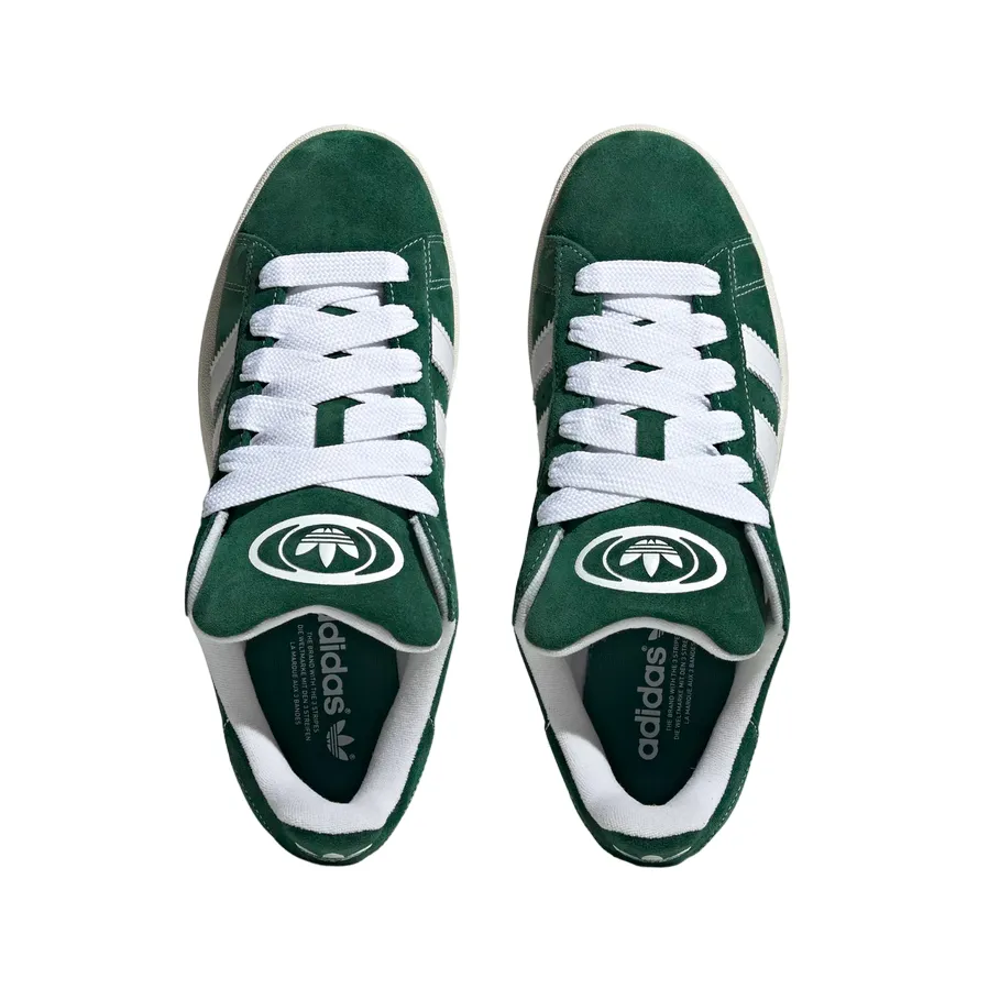 Adidas Originals scarpa sneakers da uomo Campus 00S H03472 verde-bianco