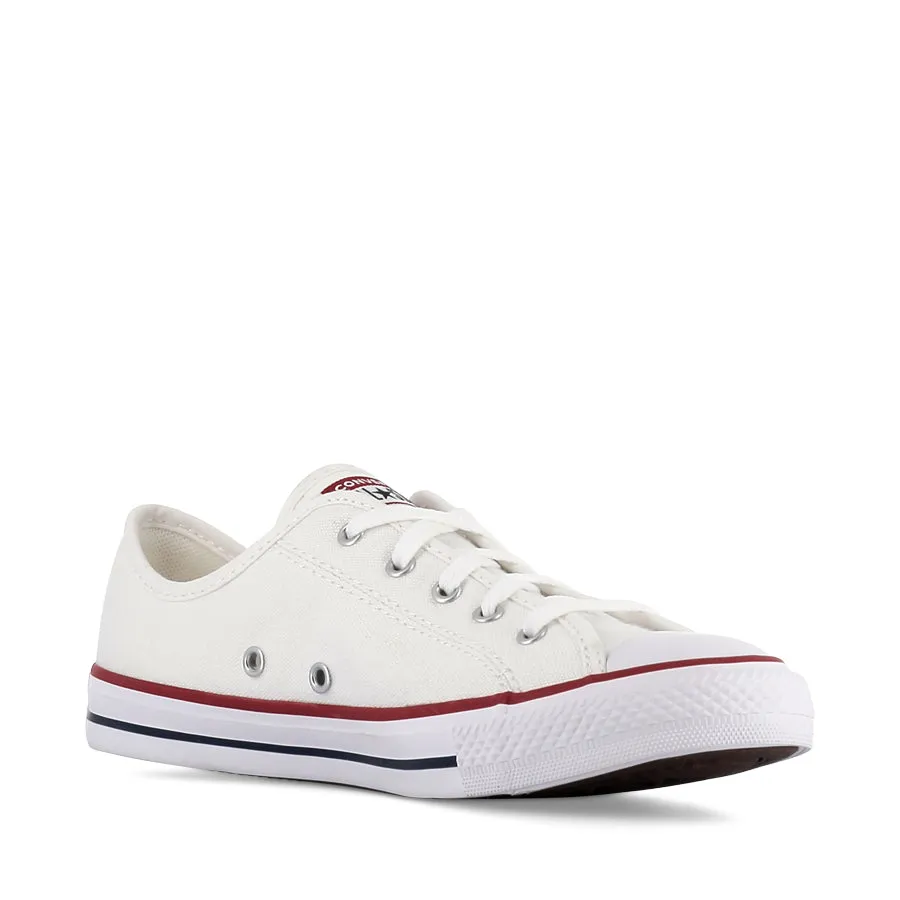 ALL STAR DAINTY LOW CORE - WHITE RED BLUE