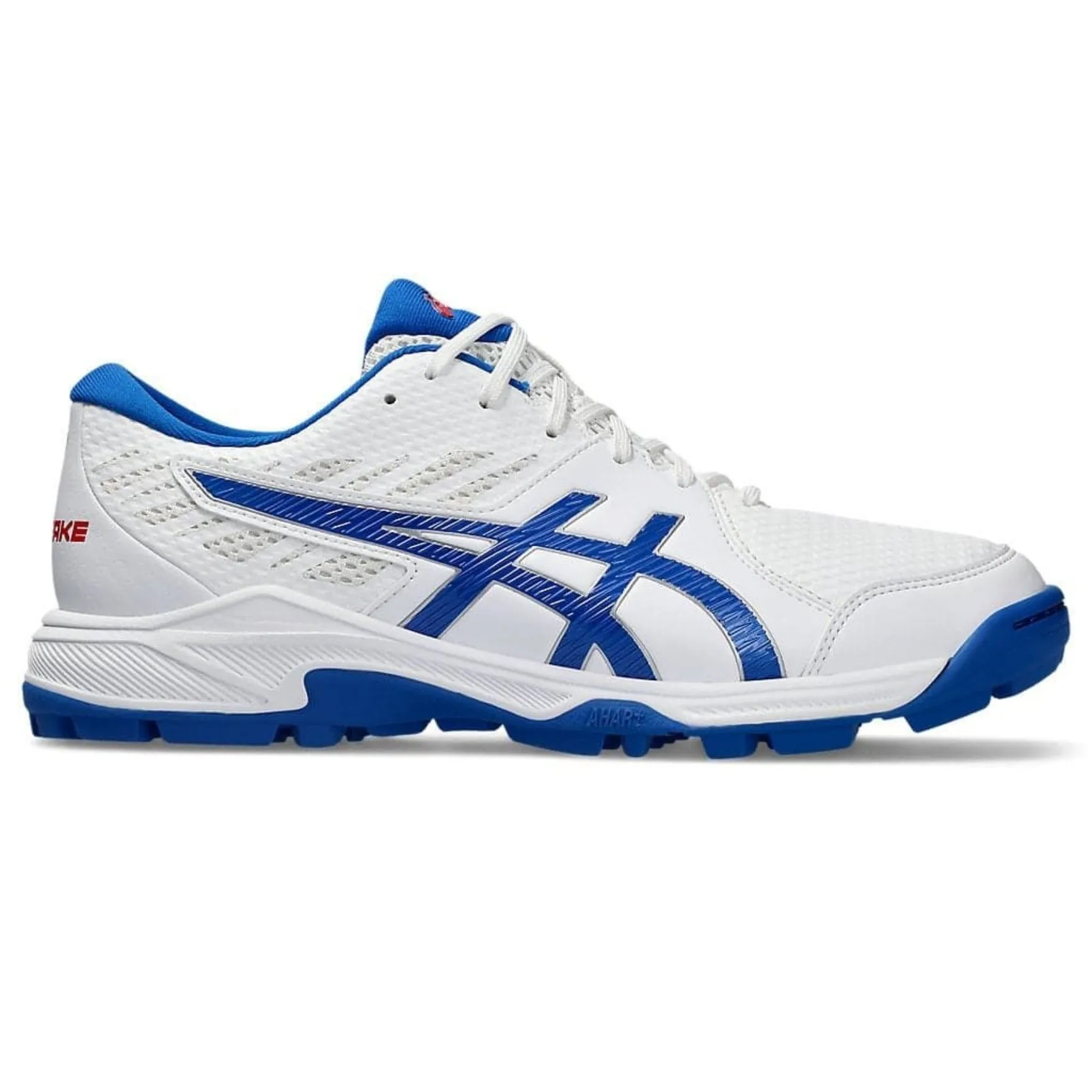 Asics Shoes, Gel-Peake 2, Cricket Shoes White Tuna Blue 2024 MODEL