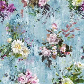 Aubriet Wallpaper - Slate Blue - Designers Guild