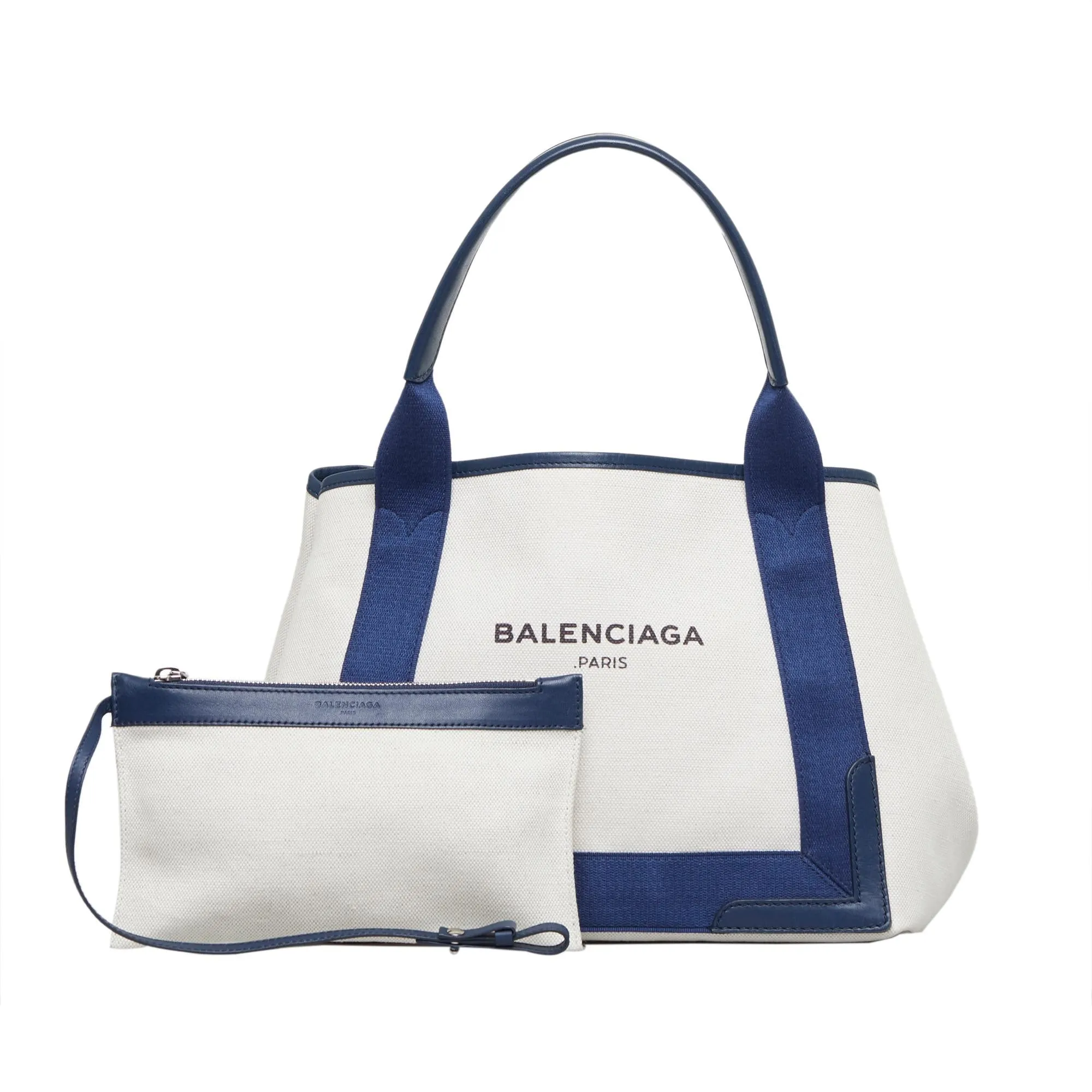 Balenciaga Navy Cabas S (SHG-WOhAW6)