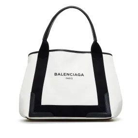 Balenciaga Navy Cabas S Tote (SHG-9xcxgt)