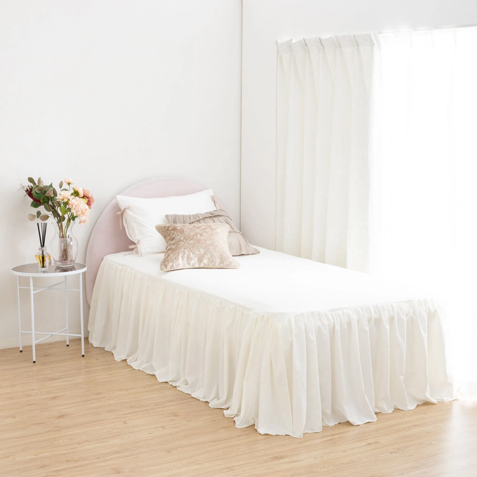 Bed Skirt Double Ivory