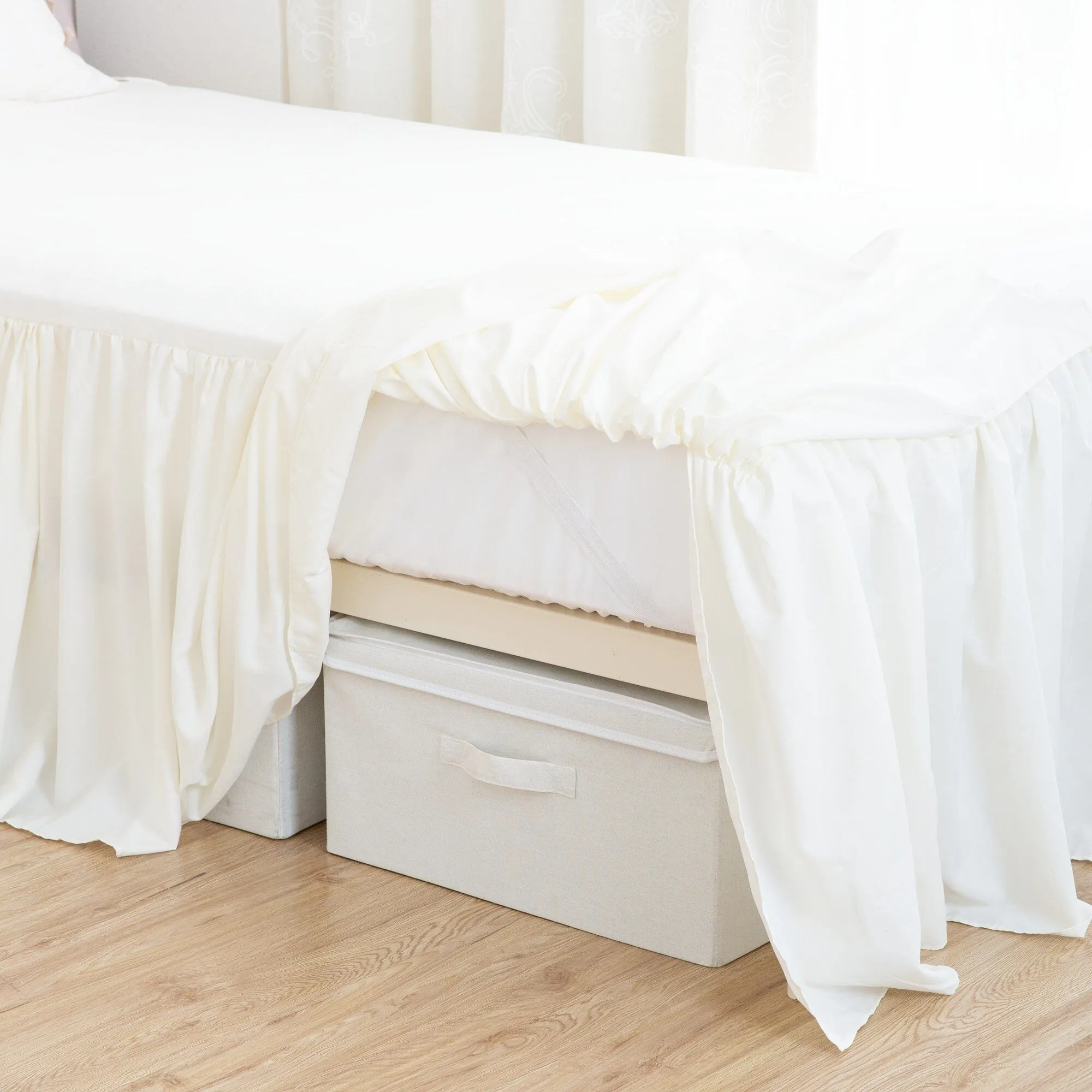 Bed Skirt Double Ivory