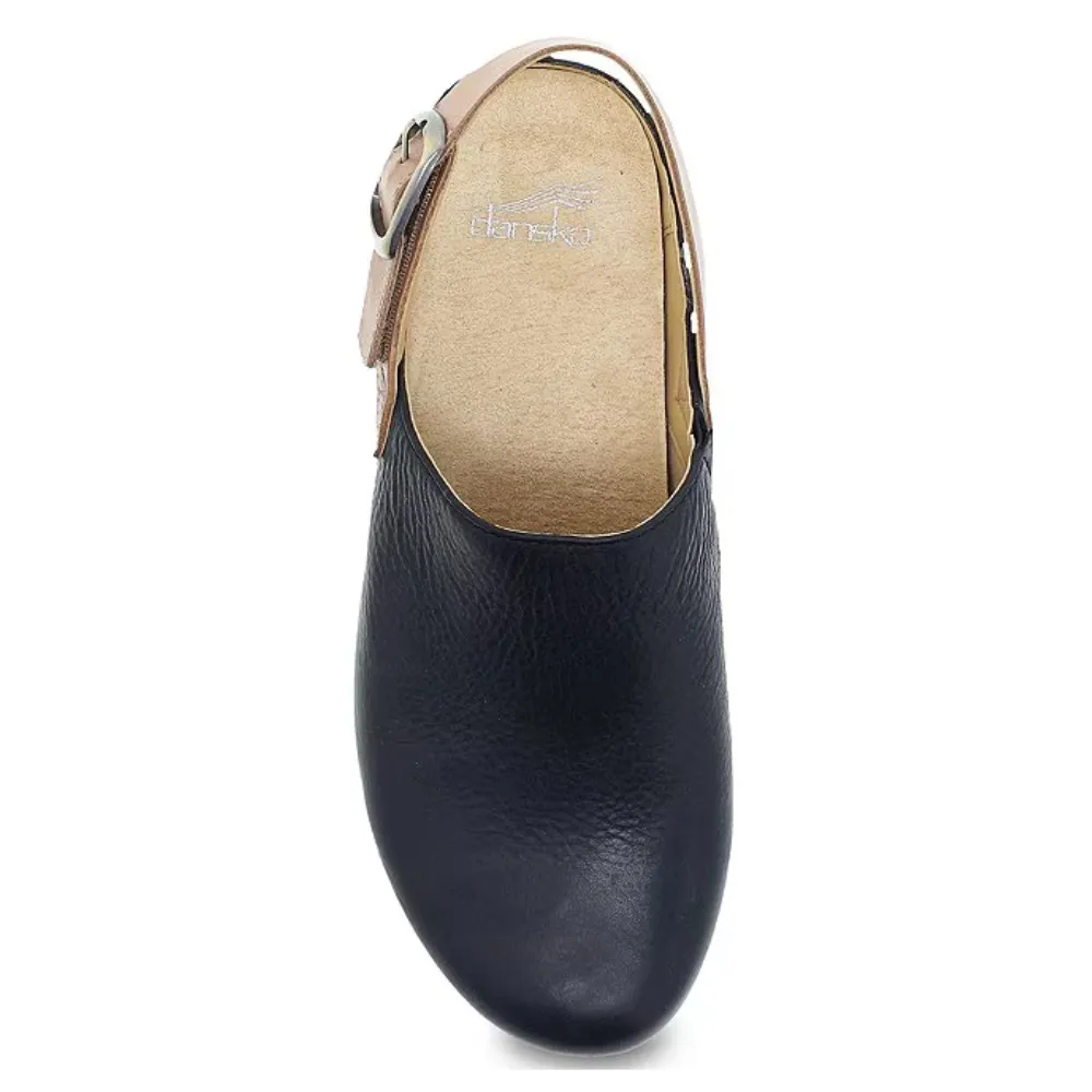 Dansko Merrin Black Waxy Milled Mule (Women's)