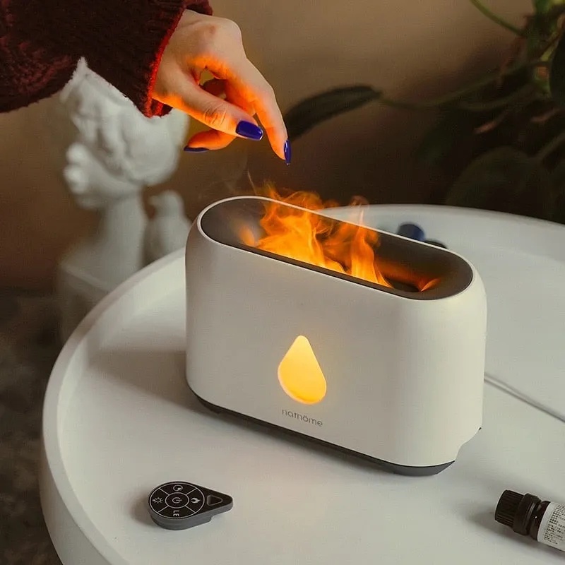 Flame Humidifier Aroma Diffuser - Jennyhome