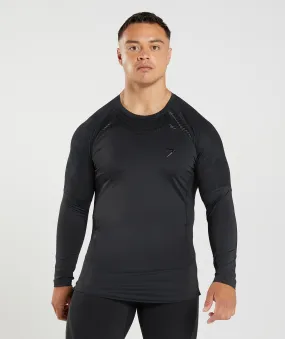 Gymshark 315 Long Sleeve T-Shirt - Black