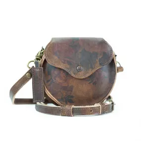 MK211404 - All Leather Nano Luna Crossbody Bag - Fiore