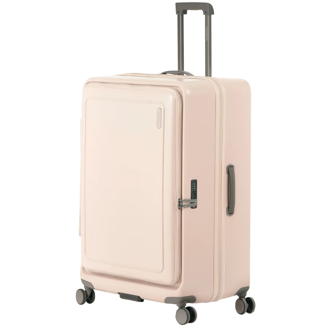 MONOCOZZI URBANITE|34L/72L/118L Expandable 4 wheels TSA Lock Top Flip Suitcase - Nude