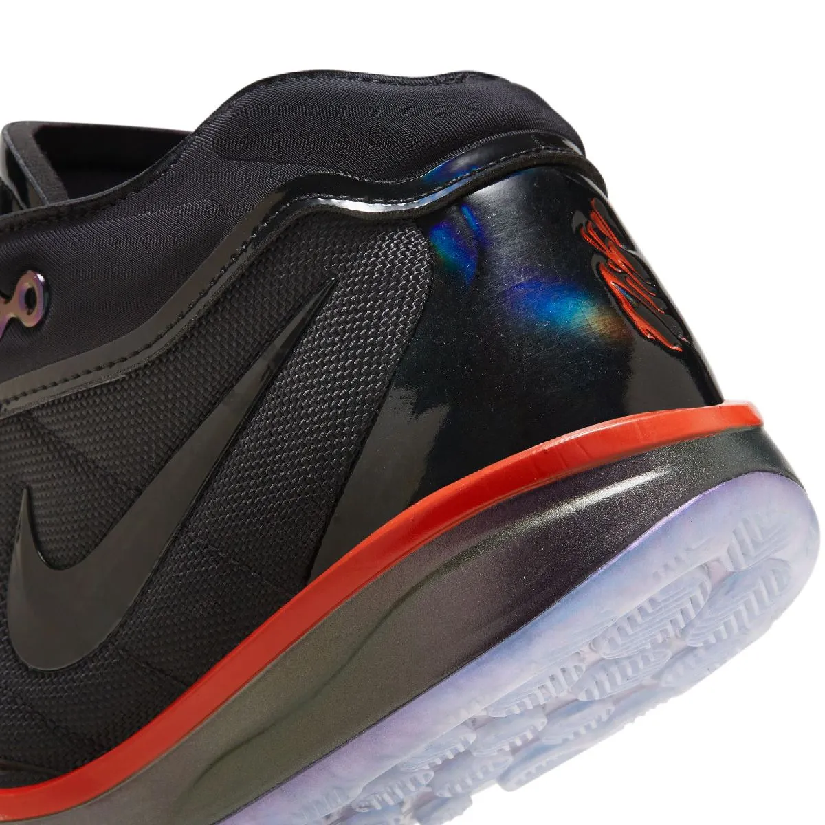 Nike G.T. Hustle 2 GTE EP Basketball Shoes BLACK/BLACK-MULTI-COLOR-PICANTE RED