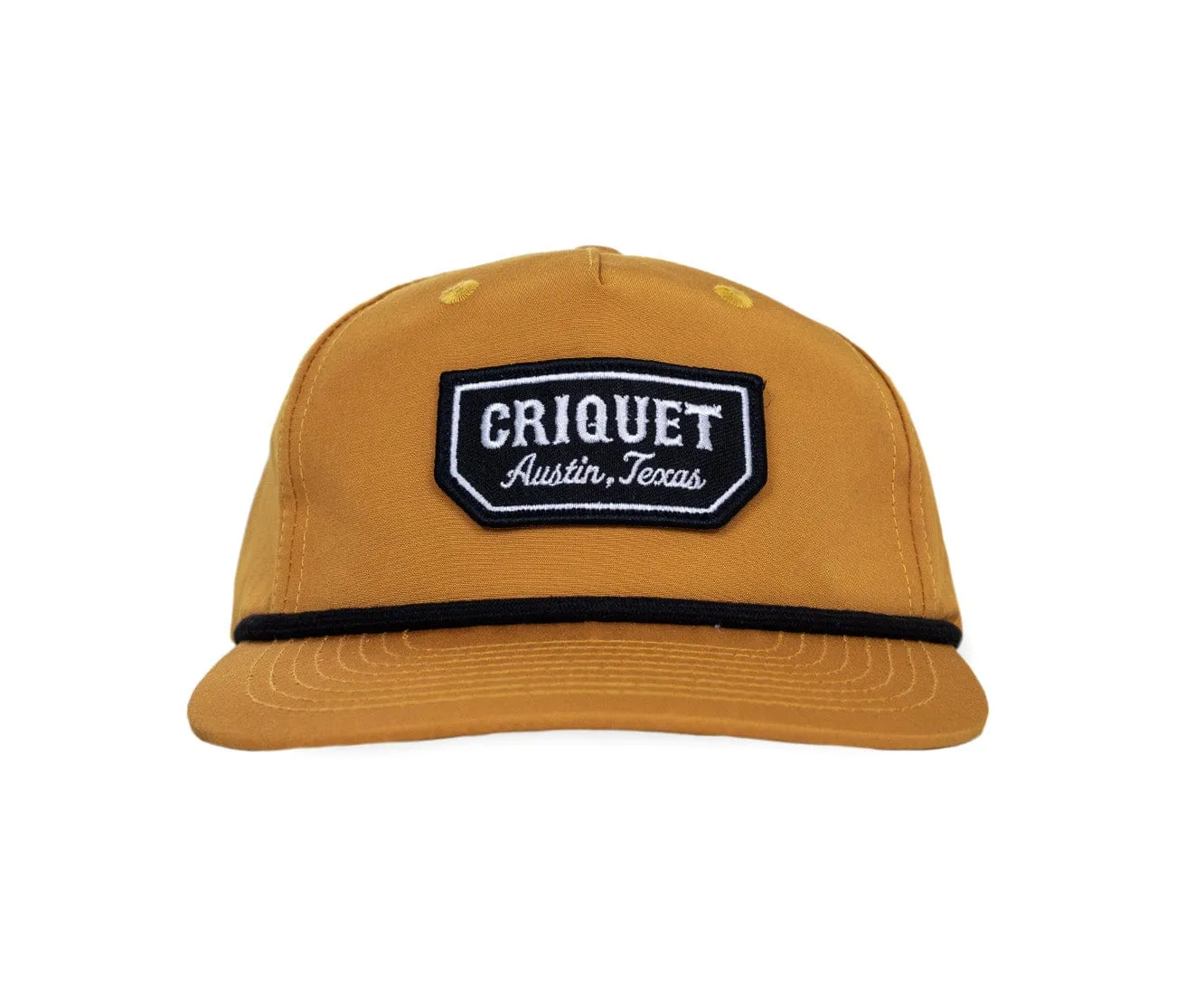 Performance Rope Hat - Criquet Hexagon Patch - Biscuit