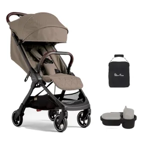 Silver Cross Clic Stroller with Snack Tray and Travel Bag - Cobble