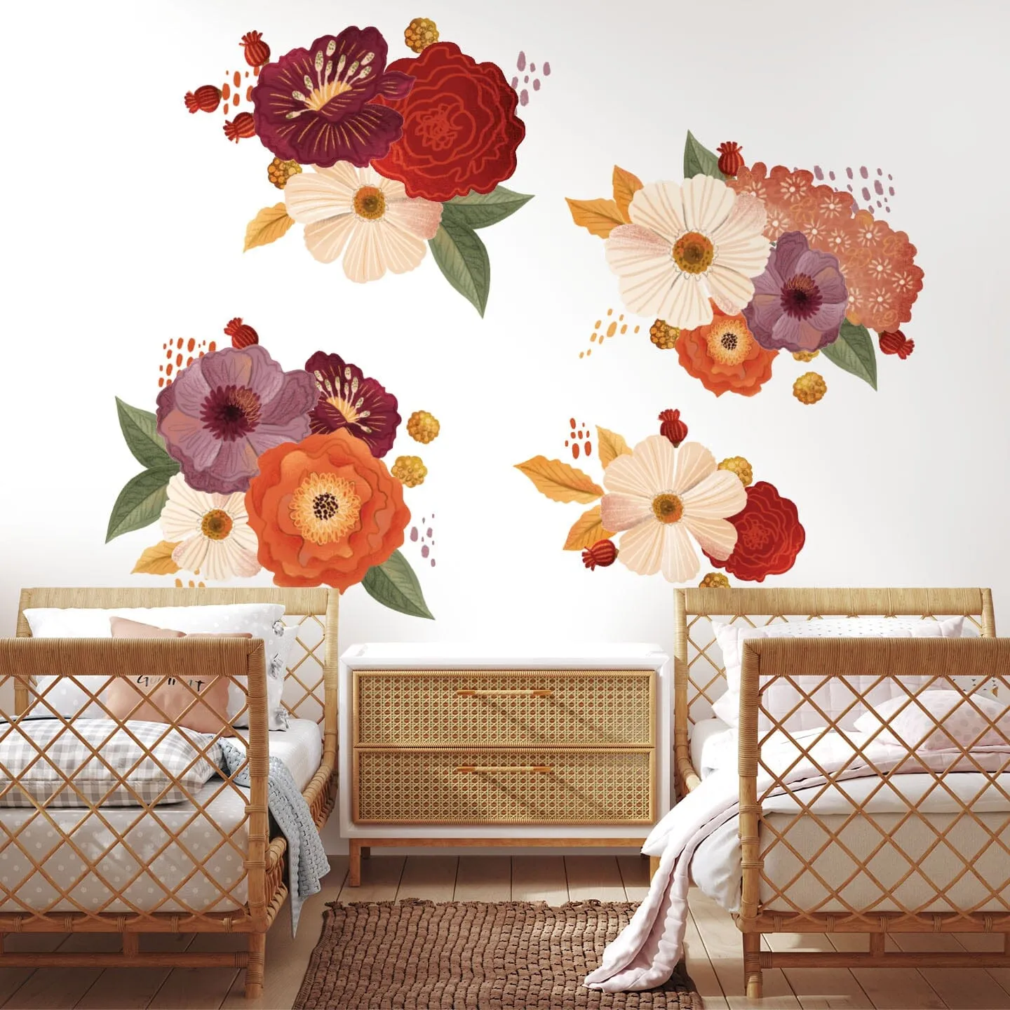 Wonderland Floral Wall Decals